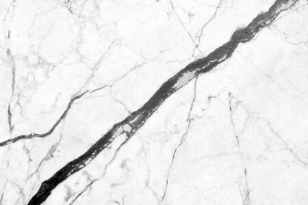 Marble white texture with black veins patterns cracked abstract backgroundの写真素材
