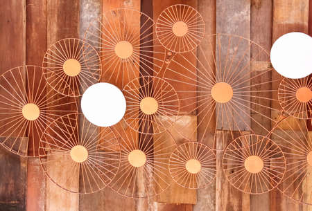 Close up brown wooden wall texture abstract for background