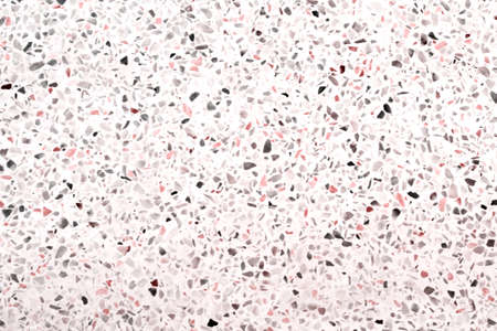 Terrazzo texture with small hamper patterns old floor backgroundの写真素材