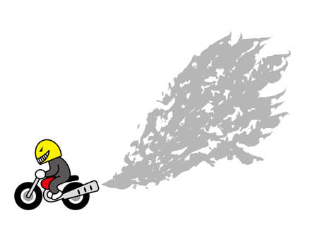 Smoke damageのイラスト素材