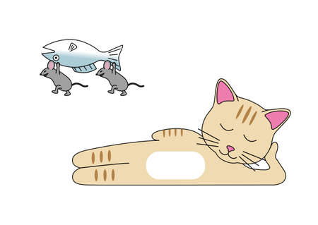 Overconfidence is the worst enemyのイラスト素材