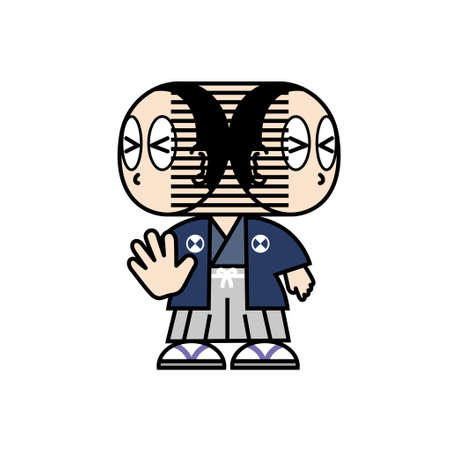 Japanese boyのイラスト素材