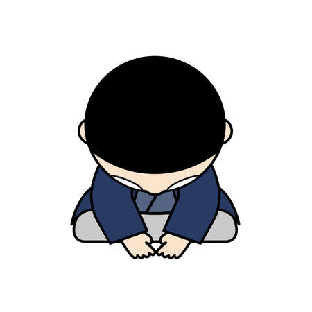 Japanese boyのイラスト素材