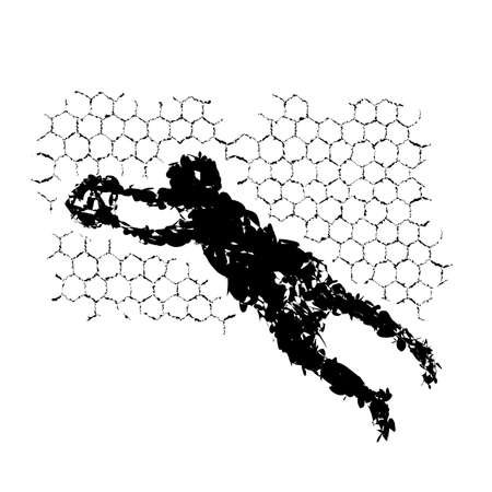 Football playersのイラスト素材