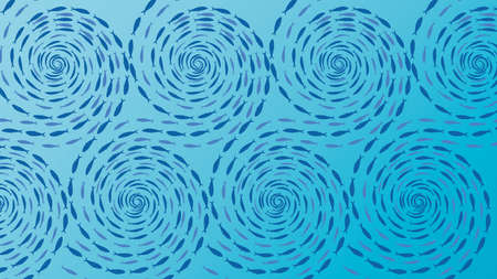 Background illustration of sardines.
