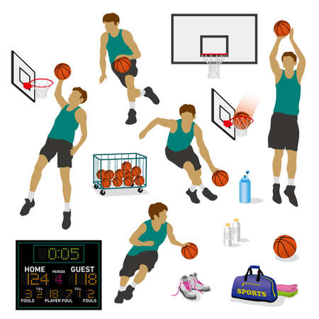Illustration of basketballのイラスト素材