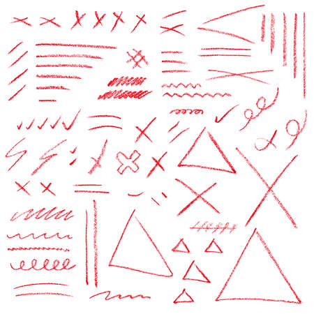 Marking of the answer sheetのイラスト素材