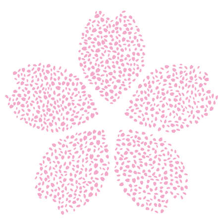 Illustration of cherry petalのイラスト素材