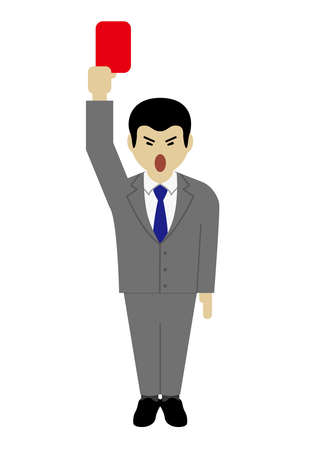Judgment of senior employees (Created with vector data)のイラスト素材