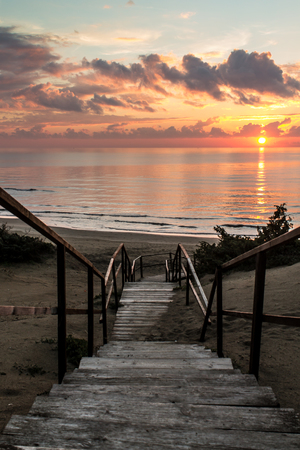 sunrise in sabaudiaの写真素材