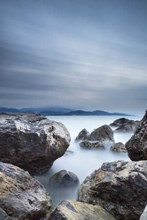 sunrise in terracinaの写真素材