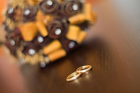 wedding ringsの写真素材