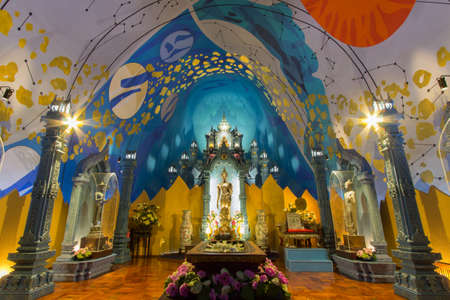 God statue in templeのeditorial素材