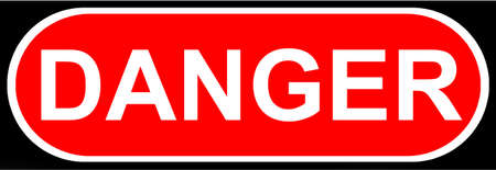 Danger Signの写真素材