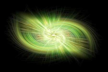 Abstract Green twirl pattern backgroundの写真素材