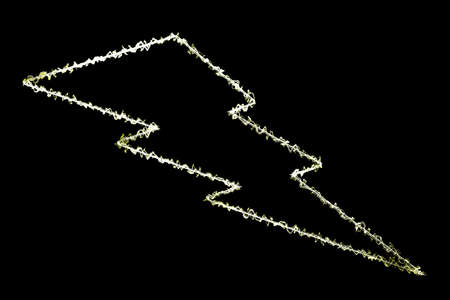 Lightning electric shockの写真素材