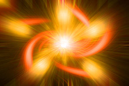 Abstract red and orange spiral backgroundの写真素材