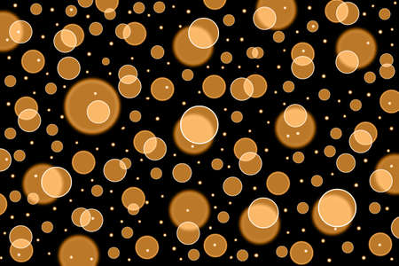 Abstract orange bokeh backgroundの写真素材