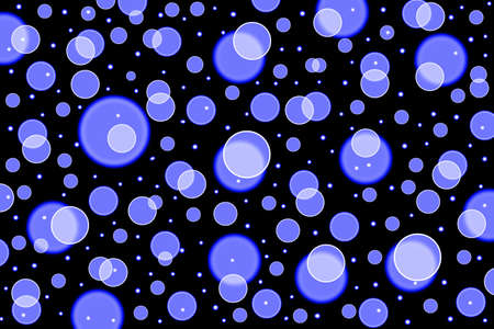 Abstract blue bokeh backgroundの写真素材