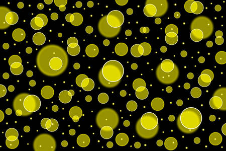 Abstract yellow bokeh backgroundの写真素材