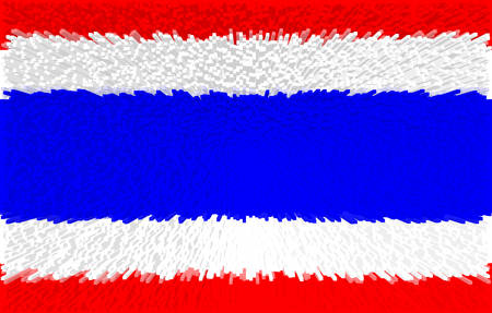 Abstract Thailand flagの写真素材