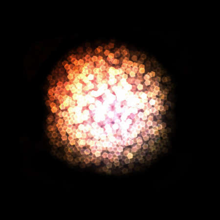 Abstract colorful bokeh backgroundの写真素材