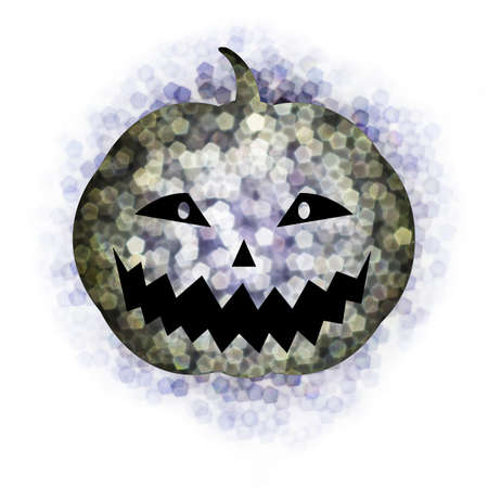 Scary Halloween pumpkin for halloweenの写真素材