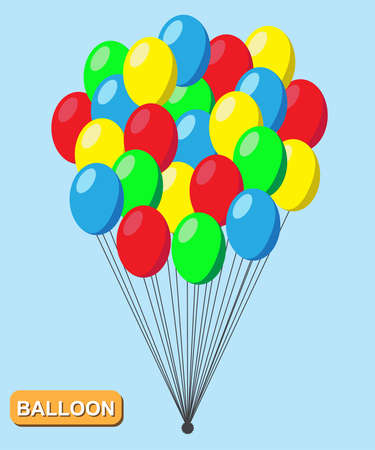 Colorful balloonsのイラスト素材
