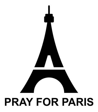 PRAY FOR PARIS, 13 November 2015の写真素材