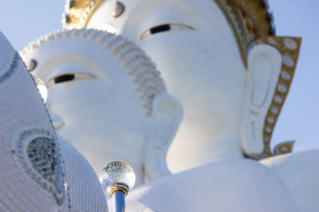 Crystal ball, Buddha on Mountain ,Phasornkaew, Phetchabun Province, Thailand.の写真素材