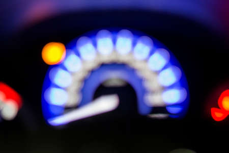 Blur light of mile gauge