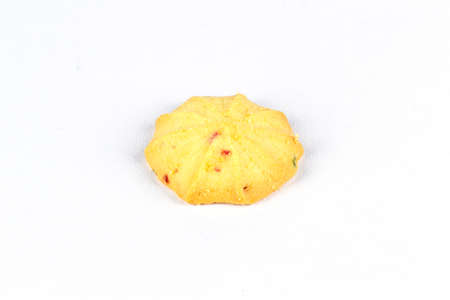 Cookie on white background.の写真素材