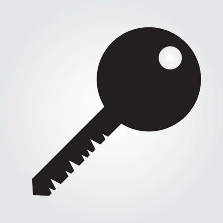 Key icon flatのイラスト素材