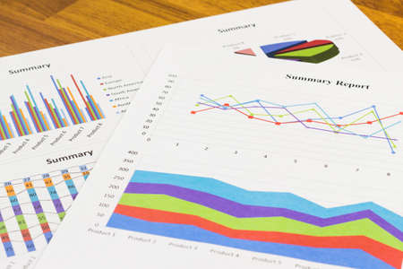 Calculations, savings, finances and analysis of the market concept.の写真素材