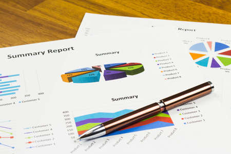 Calculations, savings, finances and analysis of the market concept.の写真素材