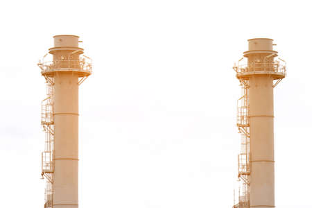 Natural Gas Combined Cycle Power plant electricity generating station of industry.の写真素材