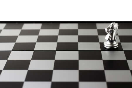 Alone : Chess game or chess pieces.の写真素材