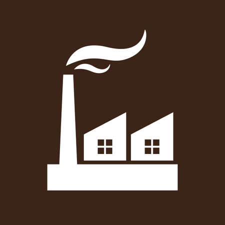 factory icon.のイラスト素材