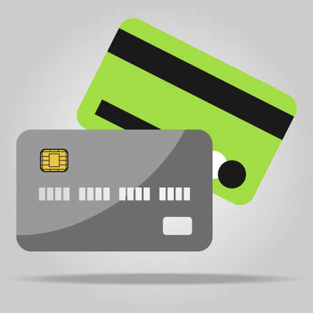 Credit card icon, vector illustration.のイラスト素材