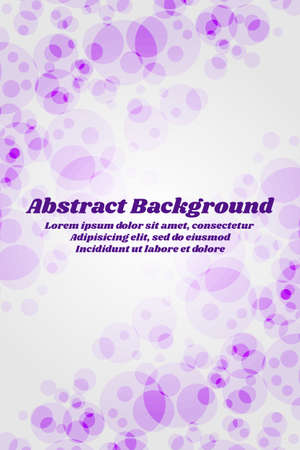Purple Circles on bright abstract background.のイラスト素材