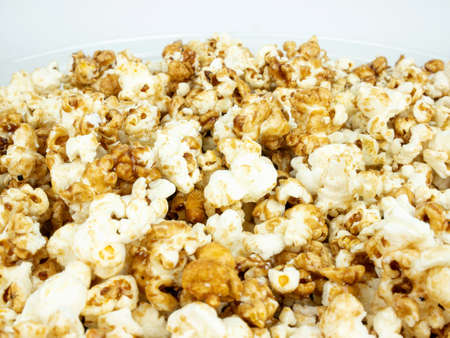 Popcorn texture background.の写真素材