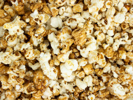 Popcorn texture background.の写真素材