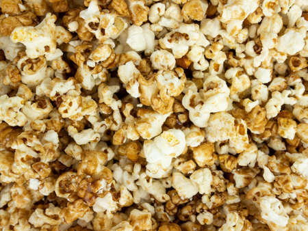 Popcorn texture background.の写真素材
