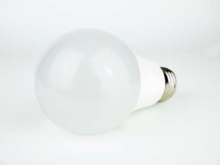 LED bulbs on white background.の写真素材