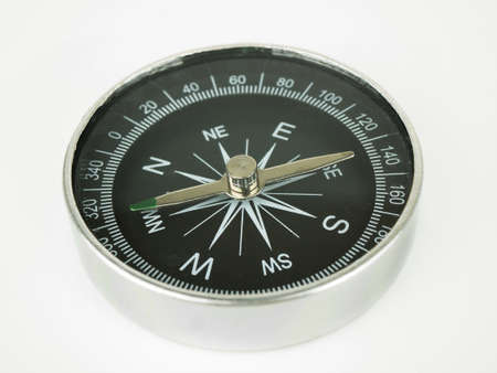Compass isolated on white background.