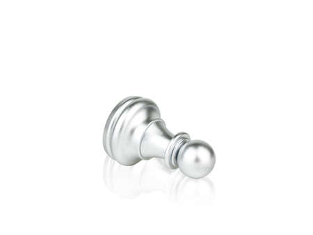 The silver Pawn Chess pieces battle falling  on white backgroundの写真素材