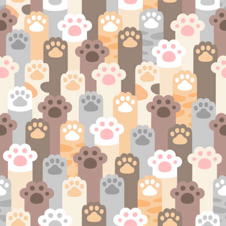Ice cream seamless background repeating pattern, wallpaper background, cute seamless pattern backgroundのイラスト素材