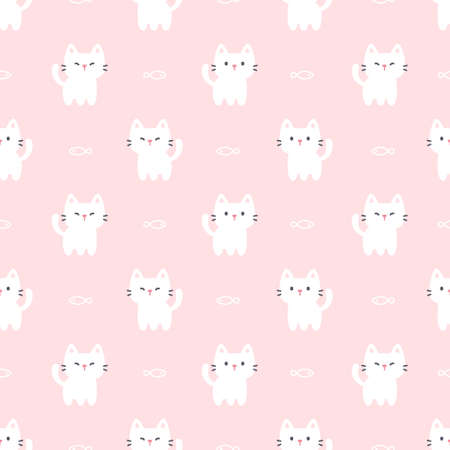 Ice cream seamless background repeating pattern, wallpaper background, cute seamless pattern backgroundのイラスト素材