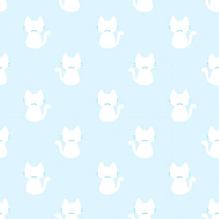 Ice cream seamless background repeating pattern, wallpaper background, cute seamless pattern backgroundのイラスト素材