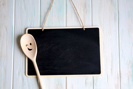 Frame for text. Kitchen frame for text, webinar, blogの写真素材